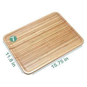 Planche à découper carrée en bois pliable, élégante, faite à la main, écologique, finition artistique moderne, fonctionnelle pour la cuisine quotidienne - Product Image 1
