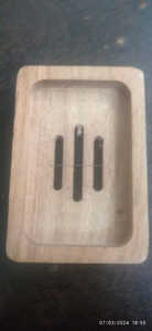 Estuche de madera para jabón de Acacia Estuche de jabón antiguo bueno para amar natural Estuche de madera de bambú para jabón de súper calidad - Product Image 3