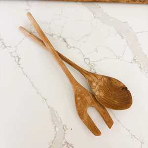 Ensemble de saladiers en bois d'acacia au design moderne, écologique, compatible lave-vaisselle et micro-ondes, finition polie miroir - Product Image 5