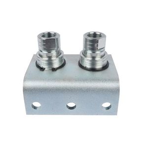 Giunto Idraulico a Sgancio Rapido con Set di Staffe a Doppio Sgancio 1/2FT FT NPT TL39 B per Parti di Macchinari Agricoli - Product Image 1