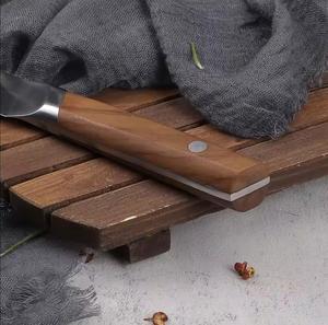 Couteau de chef artisanal en acier inoxydable avec manche en bois, outils de découpe de cuisine avec garantie d'un an - Product Image 4