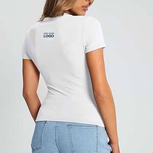 เสื้อยืดผู้หญิง Bella รุ่นขายดี ทรงพอดีตัว ผลิตจากผ้า Tri-Blend เป็นมิตรต่อสิ่งแวดล้อม - Product Image 4