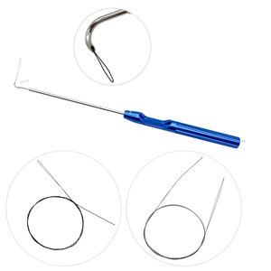 เครื่องมือผ่าตัดข้อเข่าแบบส่องกล้อง Surtechs Arthroscopic Suture Passer Hook อุปกรณ์ศัลยกรรมกระดูกและข้อแบบส่องกล้อง ใช้ซ้ำได้ ผลิตจากสแตนเลสสตีล ได้รับมาตรฐาน CE - Product Image 4