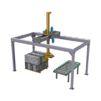 Machine de pose automatique de pavés à vide, haute efficacité, économie de main-d'œuvre, avec moteur et engrenages certifiés CE, haute sécurité pour le granit et le marbre