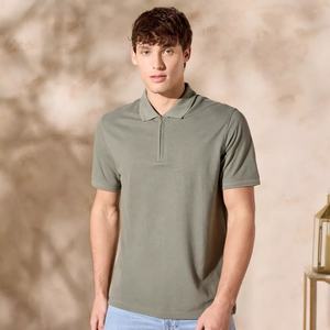 2025 nuevo diseño algodón poliéster secado rápido Polo Casual manga corta tejido hombres polos con impresión personalizada - Product Image 6