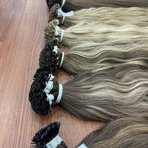 Produit phare : Extensions de cheveux humains vietnamiens Remy à pointes plates, tissage double machine, style lisse, sans nœuds, sans perte de cheveux - Product Image 3