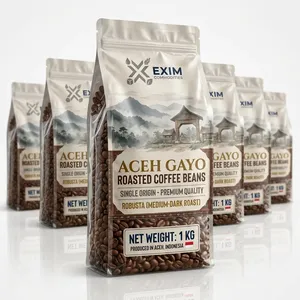 เมล็ดกาแฟโรบัสต้าคั่วเกายอ คัดสรรพิเศษ 1 กก. คุณภาพพรีเมียม รสชาติเข้มข้น ส่งตรงจากชาวอินโดนีเซีย - Product Image 5