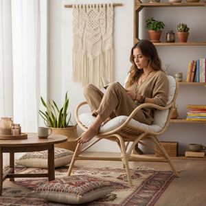 Asientos de Ratán Hechos a Mano para Exteriores, Modernos, Ligeros, Duraderos, Resistentes a la Intemperie, para Jardín, Balcón, Patio, Ecológicos, para Dormitorio Infantil - Product Image 4