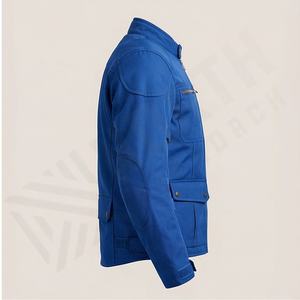 Chaqueta de Motociclista de Cuero Genuino para Hombre de la Mejor Calidad, Nueva Colección de Invierno, Chaquetas de Motocicleta con Protecciones Desmontables Personalizadas - Product Image 3