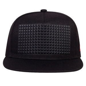 Casquette Snapback Unisexe 6 Panneaux Imprimé Géométrique en Satin Style Urbain Ajustée 58-60CM - Product Image 4