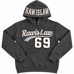 Sudadera con capucha de lana de otoño para hombre, personalizada, ecológica, con letras bordadas y apliques, estilo holgado, informal, para equipo. - Product Image 2