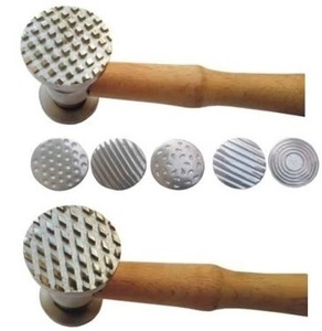 SUNTOOLS/STIPL Modelo 438F Martillo de madera irregular/madera de palisandro texturizada de 7 caras para joyería (pendientes, anillos, collares) - Product Image 3