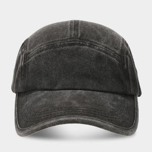Premium Style Custom Washed Caps For Men Outdoor Waterproof Oem Fabric Acid Washed Caps Adjustable Four Season Casual Wear Caps - Product Image 2
