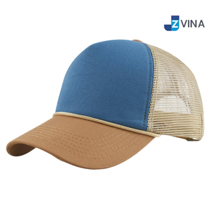Custom Logo Mesh Trucker <b>Hat</b> 5 Panel Dad <b>Cap</b> Adjustable Breathable Baseball <b>Cap</b> for Outdoor Travel - Product Image 4