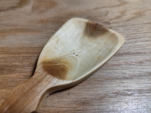 Cuchara de Té de Madera Hecha a Mano, Cuchara Medidora de Café y Azúcar de Madera Natural con Acabado Pulido - Product Image 6