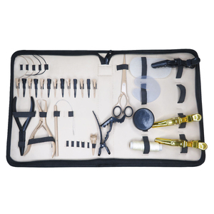 Wholesale Stainless Steel Matte Customized Color Hair Extension Tools Kit for Micro Nano Ring Loop <b>Pliers</b> <b>Set</b> with Needle - Product Image 4
