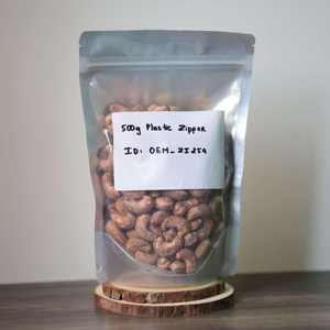ISO Certified 500g Organic Buttery Salty Flavor Vietnam Customizable Grade Roasted Premium Cashew <b>Nuts</b> with Plastic Zipper Bag - Product Image 6