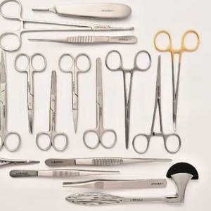 Juego de instrumentos de cirugía general veterinaria, herramientas quirúrgicas de grado alemán, kit quirúrgico veterinario de acero inoxidable en estuche. - Product Image 3