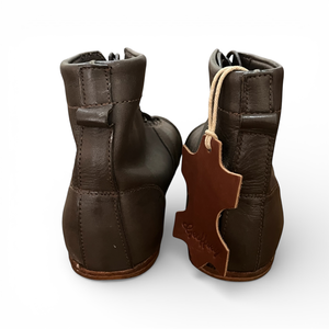 Botas de fútbol y rugby de cuero 100% vacuno vintage, ligeras, con alta transpirabilidad, estilo retro clásico - Talla UK9 - Product Image 4