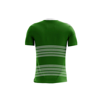 Maillot de football léger imprimé en tissu 100 % polyester respirant, anti-transpiration, antibactérien, personnalisable pour homme – Jour de match