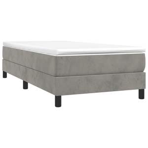 Base de Cama Tapizada en Gris Claro - Product Image 3