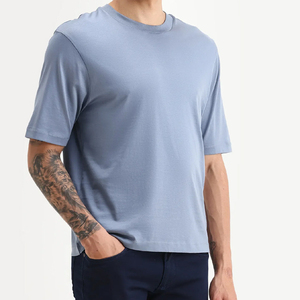 High Quality Blank Cotton StreetWear <b>Tshirt</b> Oversized Drop Shoulder T-shirt Custom Print logo HeavyWeight <b>White</b> T Shirt for Men - Product Image 4