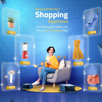 Aplicación de comercio electrónico con filtros de búsqueda avanzados, opciones de categoría de precios y clasificación de marcas para una rápida descubierta de productos