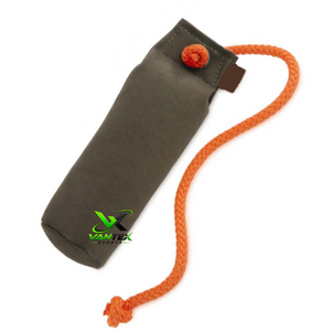 VANTEX SPORTS Juguete de Entrenamiento para Perros y Gatos, Duradero, Ecológico, Ligero, Simple, de Lona Roja, con Asa de Cuerda Naranja, Reutilizable - Product Image 4