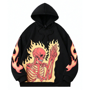 Sudadera con capucha estampada para hombre, ropa deportiva transpirable para gimnasio y fitness, sudaderas con capucha para hombre - Product Image 1
