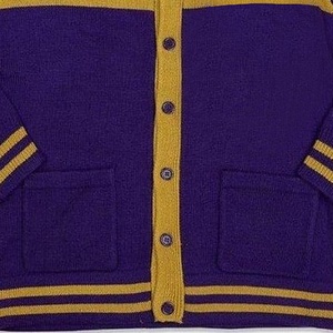 Logos brodés B2B sur des pulls à col en V de haute qualité pour les sororités/fraternités/écoles/collèges/universités, logos sur les cardigans - Product Image 3