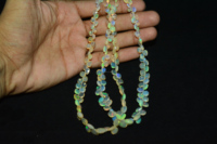 Bracelet en opale d'Éthiopie naturelle, facettes en forme de cœur, multicolores, 4x4 9x9 mm, perles faites à la main, certifiées par une tierce partie