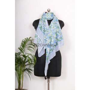 Wholesale 100% Cotton Digital Print Argyle Floral Beach Sarong Pareo Bikini Cover-Up Scarf Skin-Friendly Breathable Women's - Product Image 2