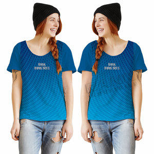 T-shirts pour femmes, design simple, confortables, doux, légers, respirants, pour un usage quotidien, design personnalisé - Product Image 3