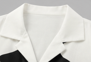 เสื้อเชิ้ตแขนสั้นผู้ชายแบบลำลอง ปกคอพับ เสื้อเชิ้ตฤดูร้อน - Product Image 2