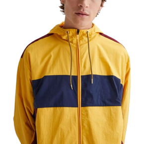 Custom Logo Lightweight Nylon Windbreaker <b>Jacket</b> <b>For</b> <b>Men</b> Color Block Hooded Zip Up Outdoor Sports Training Track <b>Jacket</b> - Product Image 4