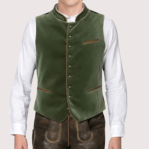 Chaleco Trachten de Diseño Personalizado Hecho en Pakistán con Rendimiento de Secado Rápido y Costuras de Primera Calidad - Product Image 1