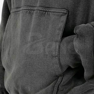 Sudaderas con Capucha de Corte Regular, Lavado Ácido, Color Sólido, con Logotipo Personalizado, Súper Suaves, de Invierno, 100% Algodón, Forro Polar Transpirable, Hechas en Pakistán - Product Image 6