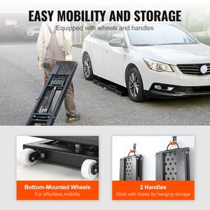 Sollevatore Auto Motorizzato Portatile da 5T con Piastre Allungate e Struttura in Acciaio al Carbonio Rinforzato - Product Image 5