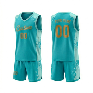 Ensemble d'uniformes de basketball REXFIT SPORTS OEM pour adultes, logo personnalisé, léger, sur mesure, vêtements de sport en polyester de haute qualité, fournisseur - Product Image 4