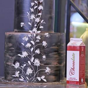 Meilleure Vente Crème Non Laitière en Gros Fabrication OEM/ODM HALAL pour Boulangerie Crème Chocolatée Fouettée Mélangée 1KG Bon Prix - Product Image 2