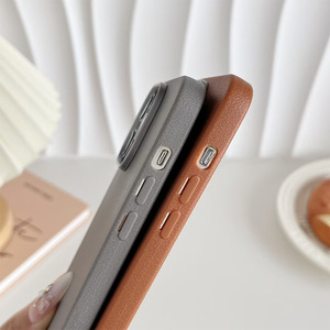 <span class=keywords><strong>Funda</strong></span> de Teléfono de Cuero TPU en Oferta para <span class=keywords><strong>iPhone</strong></span> 17 16 15 14 13 Pro Max Plus, Antigolpes, Delgada, Protección Trasera - Product Image 5