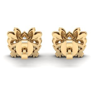 REYES - Pendientes de Plata de Ley 925 con Moissanita, Diseño Personalizado, Joyería Fina, Oro de 10K, 14K, 18K, 22K, Regalo de Boda - Product Image 4