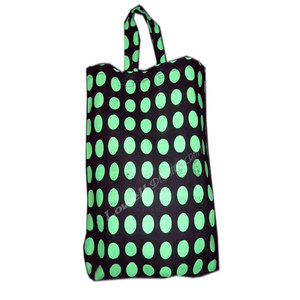 Indian Manufacturer’s Premium Natural Super Quality Canvas Wholesale Shopping Tote <b>Bags</b> with Durable <b>Long</b> Handles Stylish Polka - Product Image 2