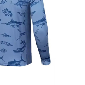 Sweat à capuche chaud pour homme, idéal pour la pêche et la chasse en extérieur, en polaire, personnalisable, à manches longues, boutonné, séchage rapide, OEM - Product Image 3