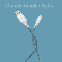 Cable USB de Cobre Puro con Certificación MFi para iPhone y Computadora, Listo para Enviar