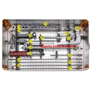 BISONS - Juego de Instrumentos Quirúrgicos Ortopédicos de Acero Inoxidable para Clavos Intramedulares Femorales y Gamma, Manual, Reversible, Venta al por Mayor - Product Image 2