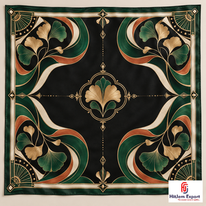 High Quality Custom Square Scarf Lightweight Fashion <b>Accessories</b> OEM ODM Manufacturer Cyprus Custom Fabric Products Bulk Supply - Product Image 4