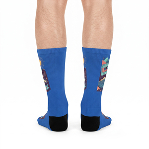 Chaussettes de sport pour hommes, respirantes, extensibles, chaussettes de sport décontractées, chaussettes de sport et d'entraînement, vente en gros, fabricant OEM ODM - Product Image 2