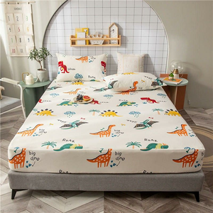 Parure de draps 100% coton, couleur blanche, draps en coton doux, parure de lit en percale, ensemble de couette - Product Image 3