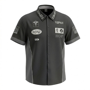 Chemise de course F1, logo personnalisé, personnalisation du matériau, vêtements de piste, impression, karting, uniforme d'équipe sportive, chemises de mécanicien pour hommes - Product Image 2